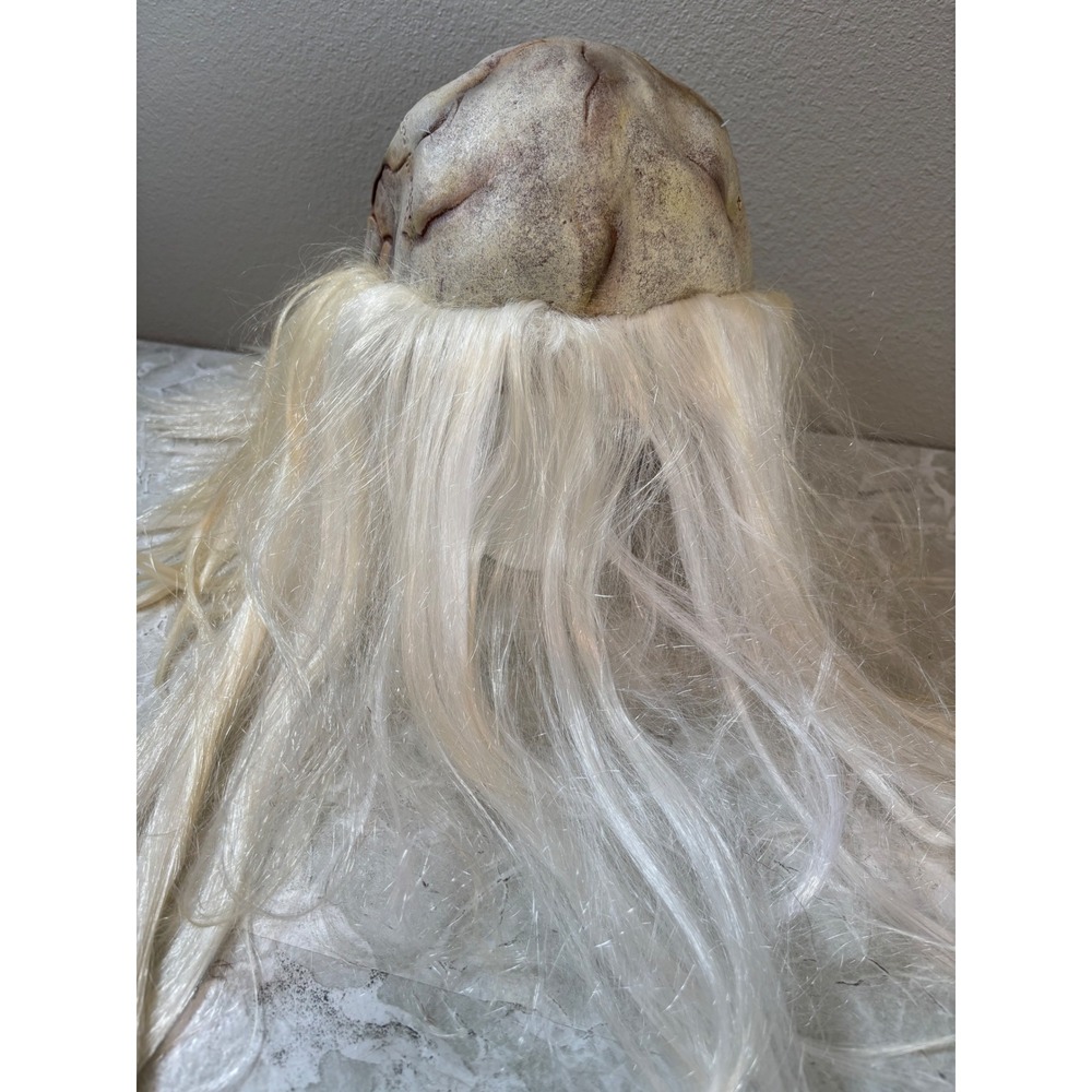 Vtg 2003 Paper Magic Group PMG Skeleton Skull Mask White Hair Halloween Scary - Picture 5 of 7